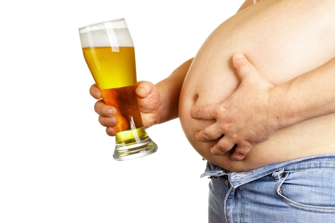 alcohol e exceso de peso